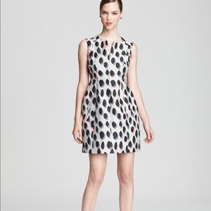 Diane Von Furstenberg New Summer Mini Animal Polka Dot Dress, size 8/10